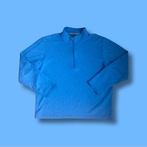 Adidas Men’s Lightweight Quarter Zip Size Large - Blue